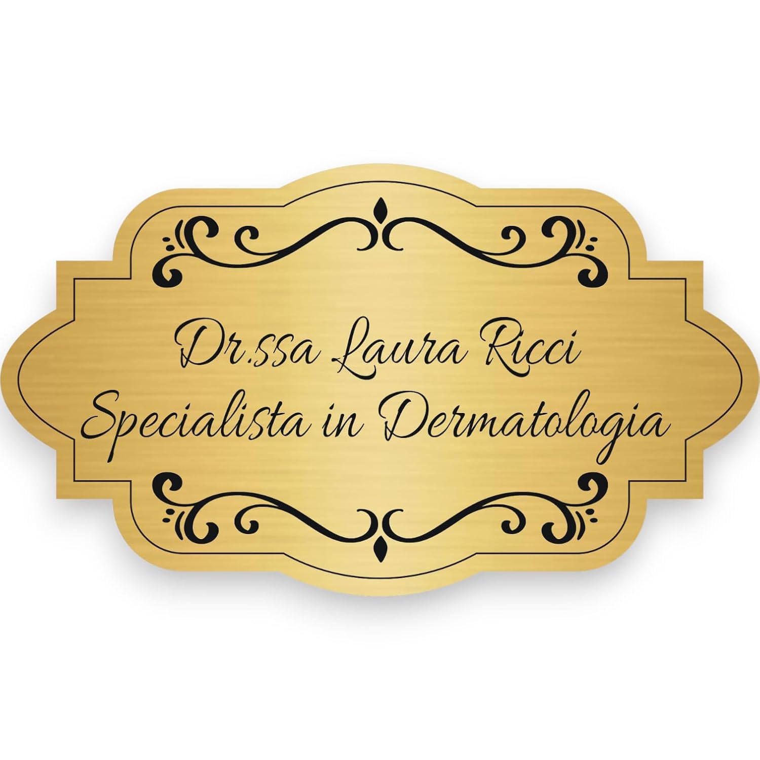 Targa Porta Ingresso Personalizzata (15x8,5 cm) Targhetta Personalizzata Esterno Incisione Laser Targhette Citofono Cassetta Postale Targhe Personalizzate Porta – Lo Realizzo®