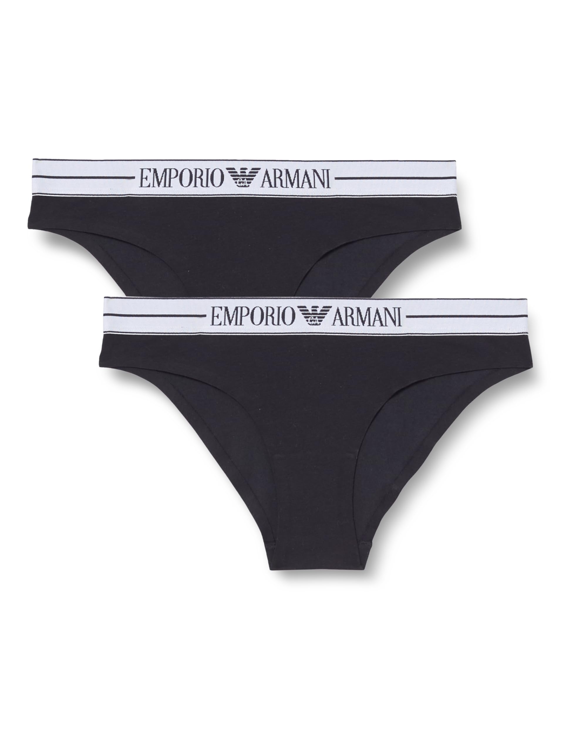 Emporio Armani Slip da Donna, Nero, XL