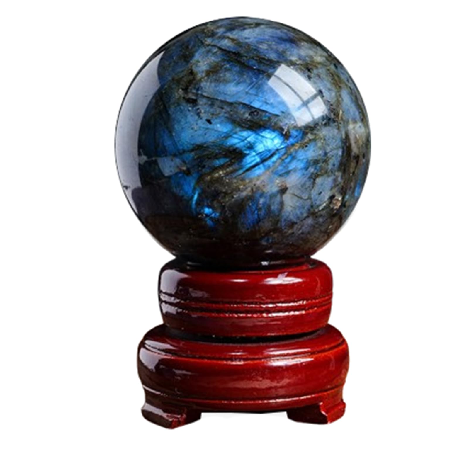 JFGCTYHXY Crystal balls, Decorative Stone Sphere Ball Orbs for Feng Shui Meditation Divination Art,9~10cm(6.5~7cm)