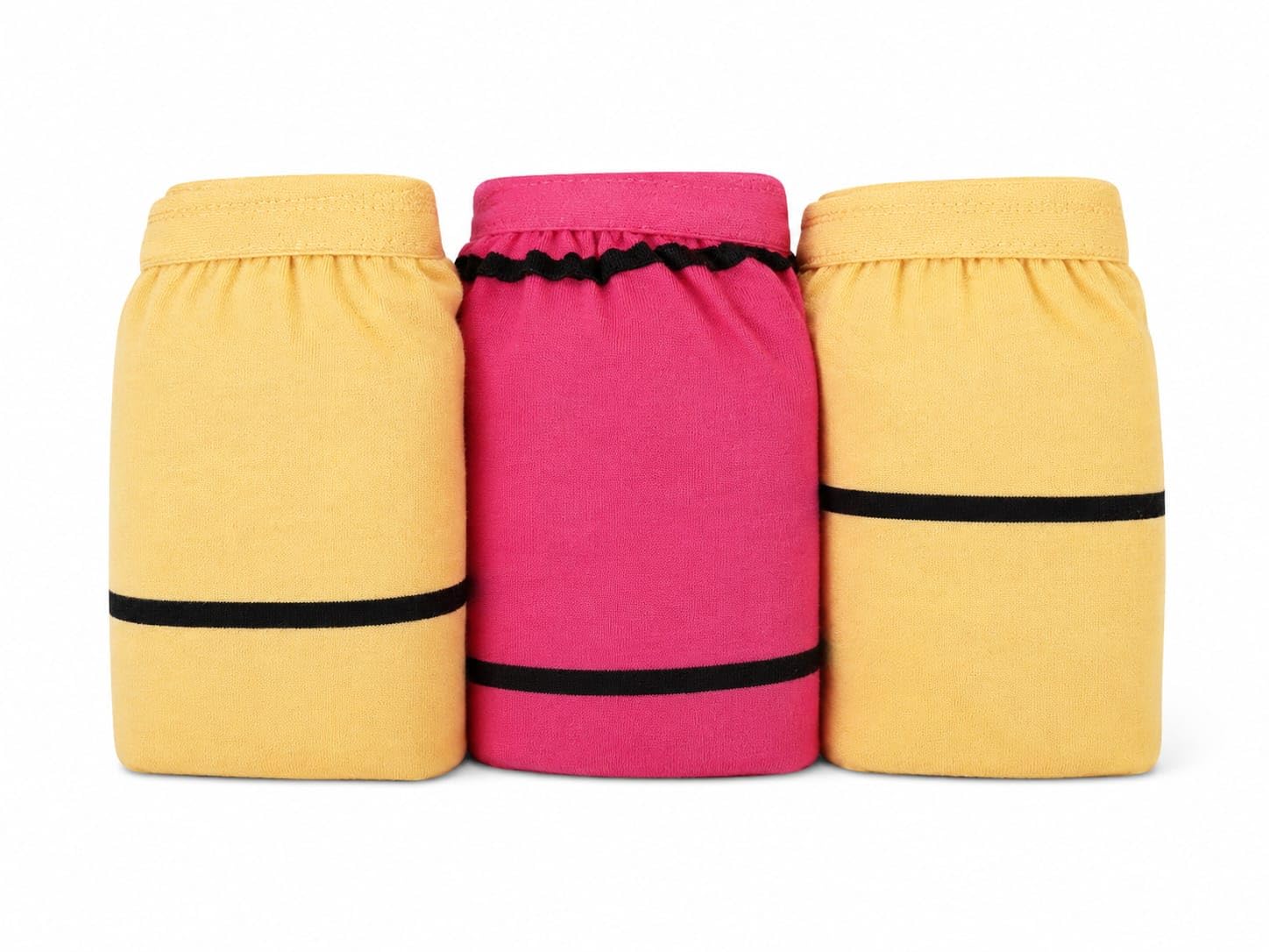 Women's Cotton Mid Rise Panties Pack of 3 | Soft Breathable Stretch Briefs | Solid Color Comfortable Everyday Innerwear-image-34