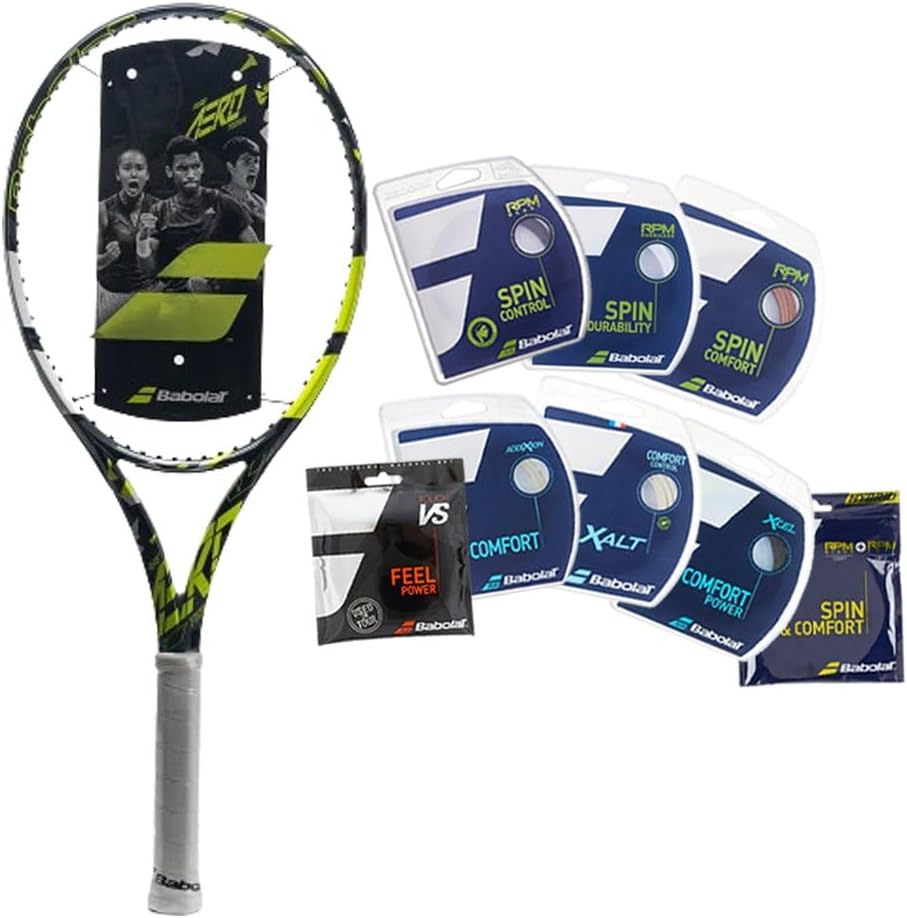 Raqueta de Tenis Babolat Pure Aero Team Encuadernada 4 1/2