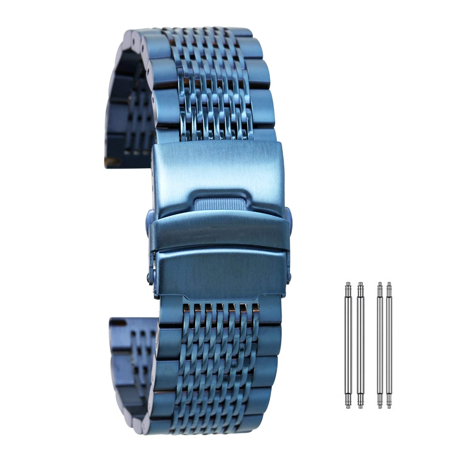 Bracelet montre 22mm réglable résistant pour remplacer bracelet usé