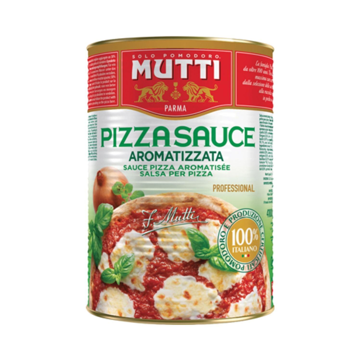 Mutti Sauce pizza arômatisée 4 kg
