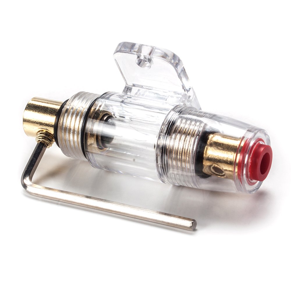 Tomzz Audio 5800-001 Porte-fusible AGU Transparent Câble