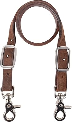 Martin Saddlery Breastcollar Wither Strap Roughout, Chocolate