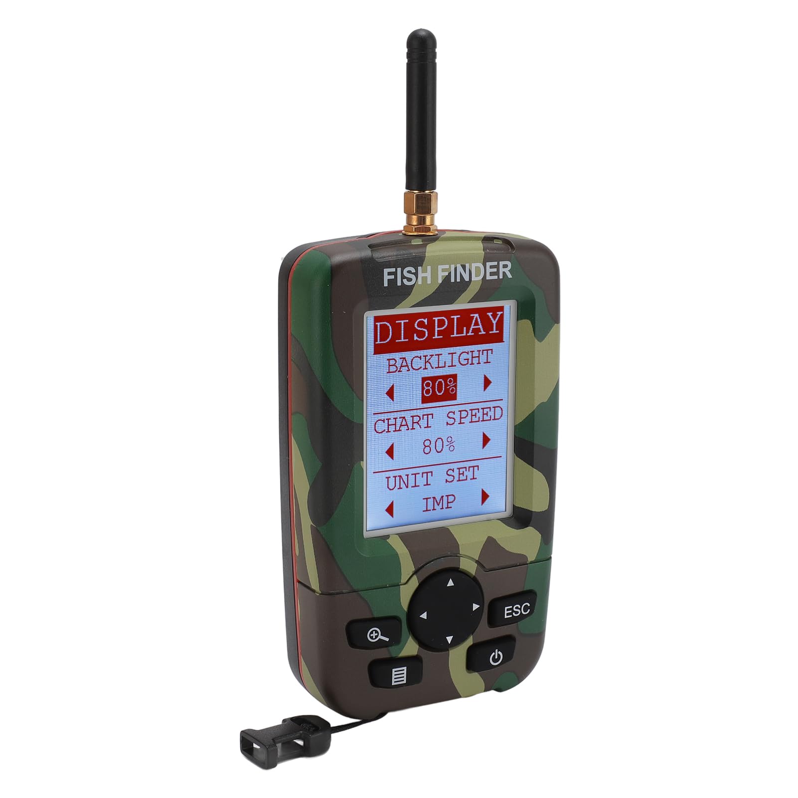LUCKY LCD Color Screen Portable Wired Fish Finder 100M Depth Range Sonar Echo Sounders Fishfinder Buy Cheaply On