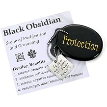 Top Plaza Crystals Stone for Anxiety Healing Gemstone Keychain Engraved Inspirational Follow Your Dreams Trust Your Heart