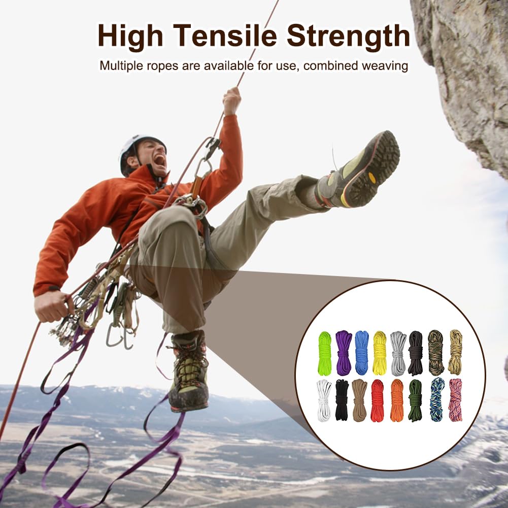 FARYODI Paracord 550 Corde De 4 Mm Avec Cordon En Nylon à 7