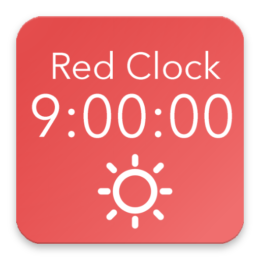 Red Clock Speaking Desk Clock App on Amazon Appstore