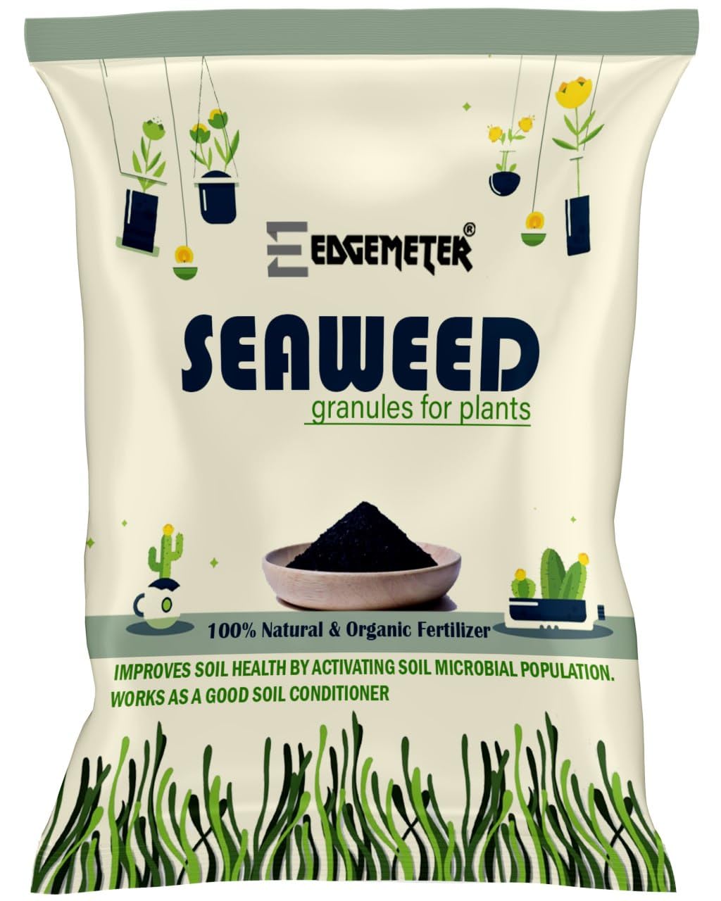 EDGEMETER Seaweed Fertilizer for Plant 1 kg | Seaweed Granules for Plants Seaweed Extract Granules - Organic Fertilizer & Growth Promoter for Plants 1 kg (B0CYCF9BZT) Amazon Price History, Amazon Price Tracker