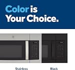 GE JNM3184RPSS 1.8 Cu. Ft. Over-the-Range Microwave Oven with Recirculating Venting, 12.8 in, Stainless Steel