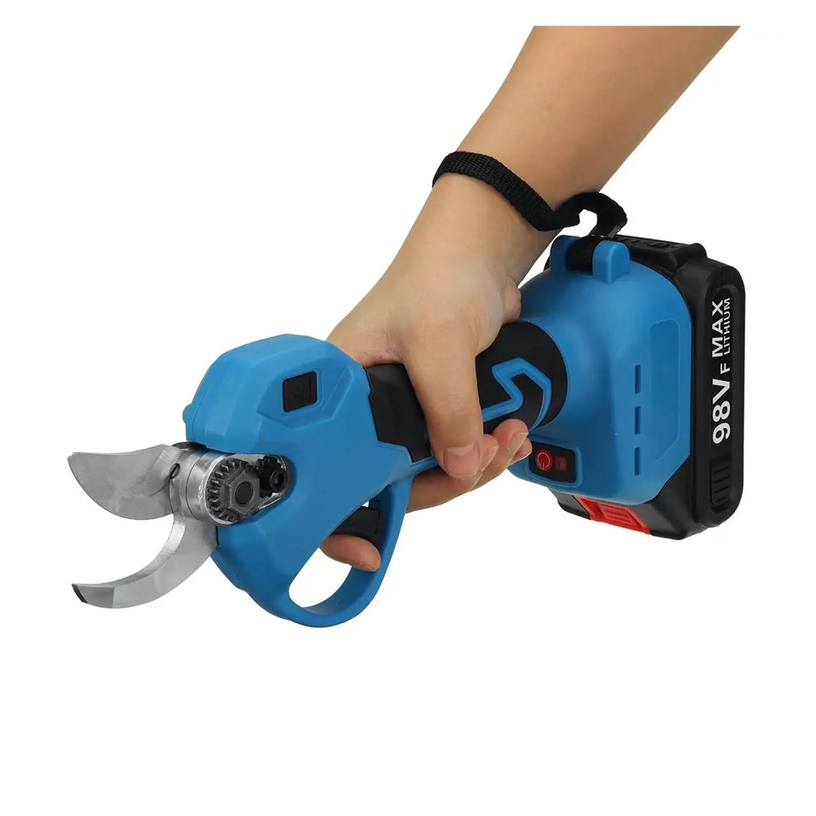 Tijeras de podar eléctricas inalámbricas 1500W, podadora ramas árbol recargable, podadoras jardín 30mm, herramienta eléctrica con 2 baterías,Serie profesional