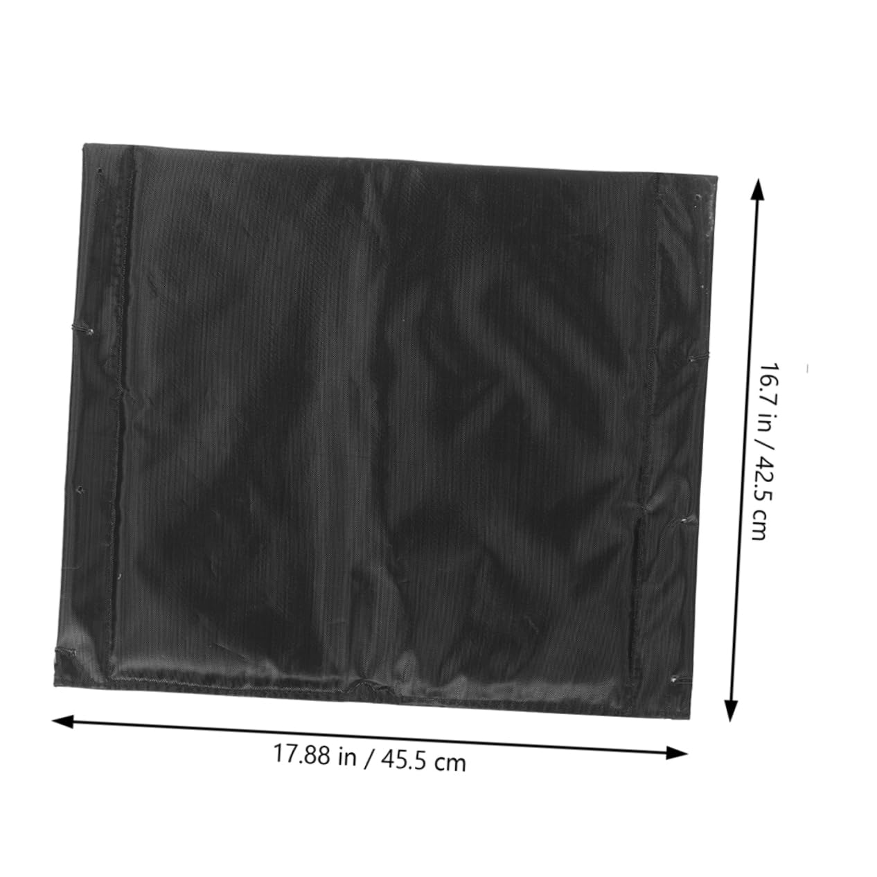 MAGICLULU Cojín para Silla de Ruedas de Tela Oxford, 2 Piezas | Negro, Transpirable y Fácil de Limpiar, Repuesto para Suministros de Sillas de Ruedas