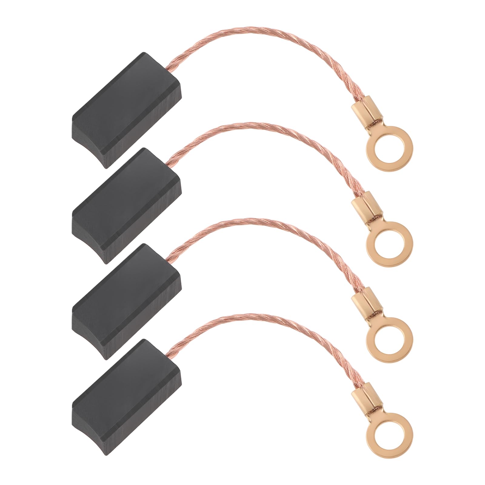 Vgol 2 Pairs Motor Spring Carbon Brushes 16X8x6.3mm Compatible With Suhner Uad25-Rf Uad30-Rf