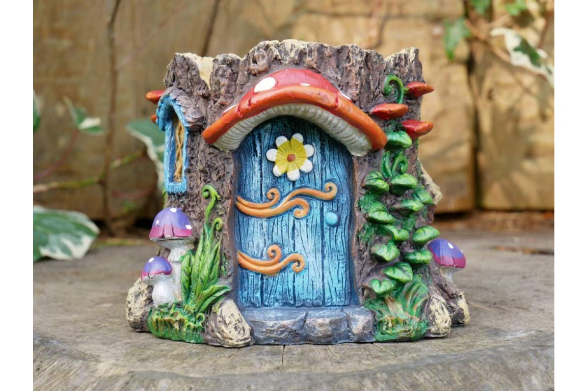 Pot de fleurs en résine maison de fée pour sublimer votre jardin d'hiver