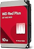 WD Red Plus 10 to NAS Disque Dur Interne 3,5" - 7200 RPM, SATA 6 GB/s, CMR, Cache de 256 Mo - 2