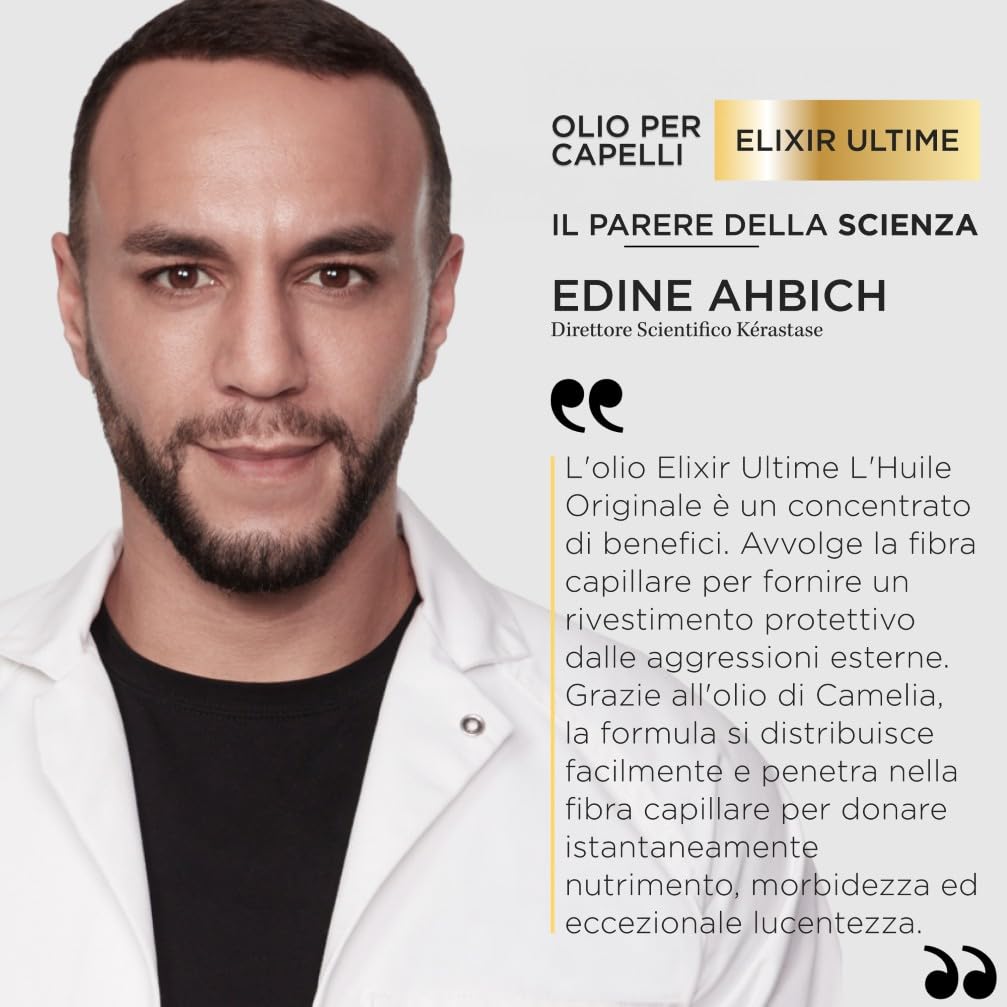 Kérastase L'Huile Originale Elixir Ultime Olio Per Capelli Secchi e Spenti 75 ml