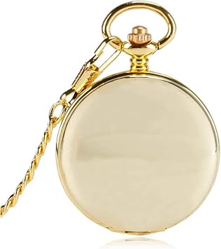 Mens Vintage Mechanical Pocket Watch - Gift for Men Women