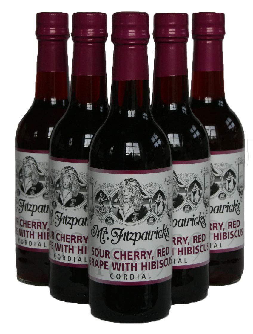 Mr Fitzpatricks Sour Cherry and Red Grape Cordial, 500ml (6 x 500ml)