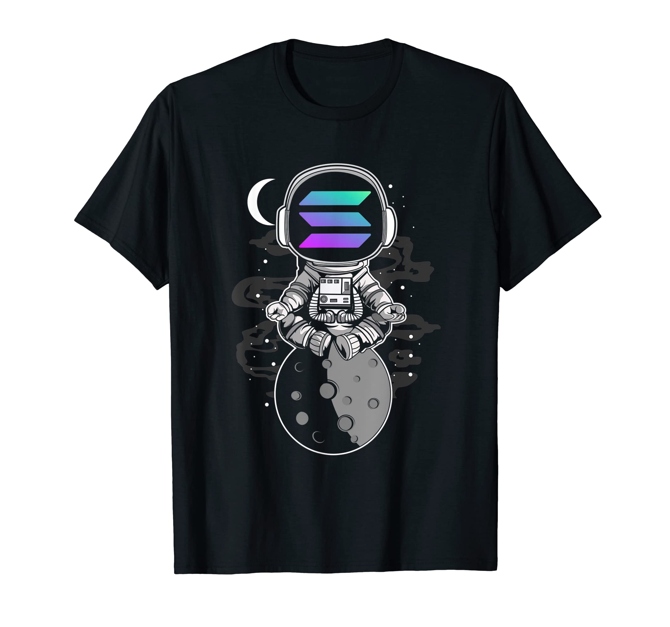 Coole Solana SOL Krypto-Münze Kleidung GeschenkeSolana Spacesuit, Crypto Trader Cryptocurrency SOL Moon T-Shirt