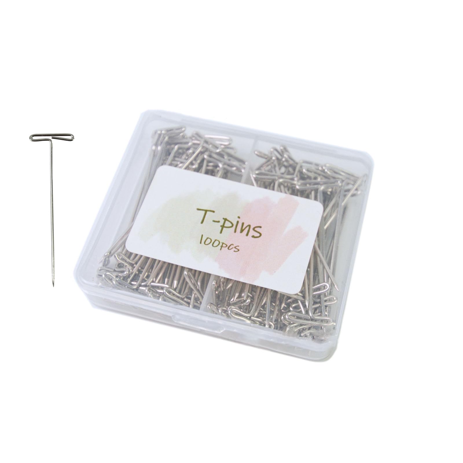 200 Pezzi Spilli A T In Acciaio Inox - 26mm, Per Cucito, Maglieria E Blocking - Foto 3