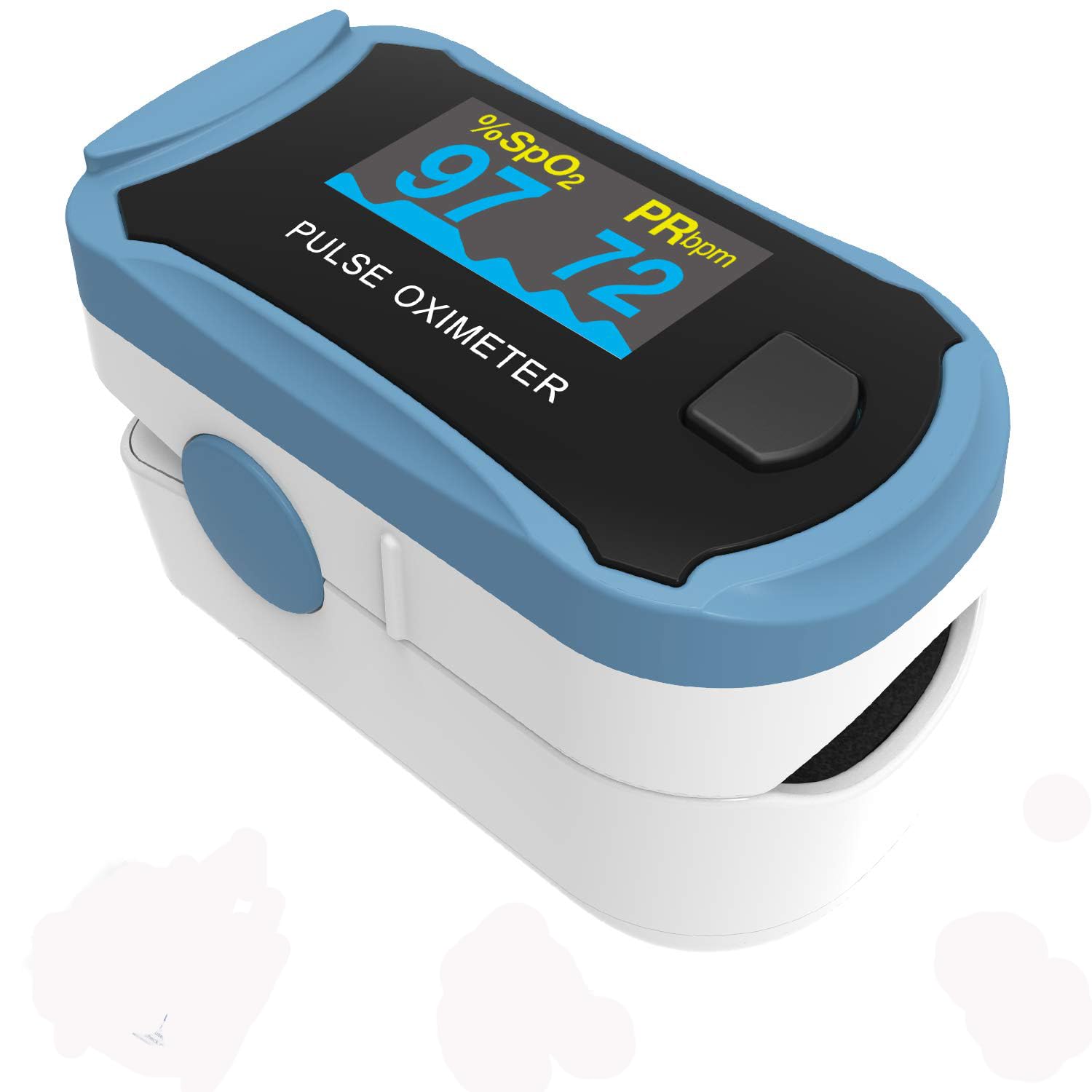 Choicemmed Finger Tip Pulse Oximeter (MD300C29) - Blue | SpO2 | OLED | Pulse Rate | Oxygen Saturation | High Accuacy | Automatically Power Off - Pack of 1