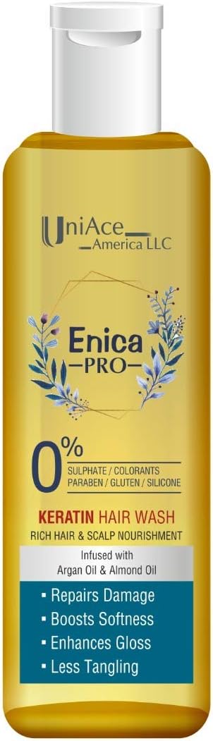 PRO KERATIN HAIR WASH FOR DAMAGE REPAIR & NOURISHMENT, 140ML