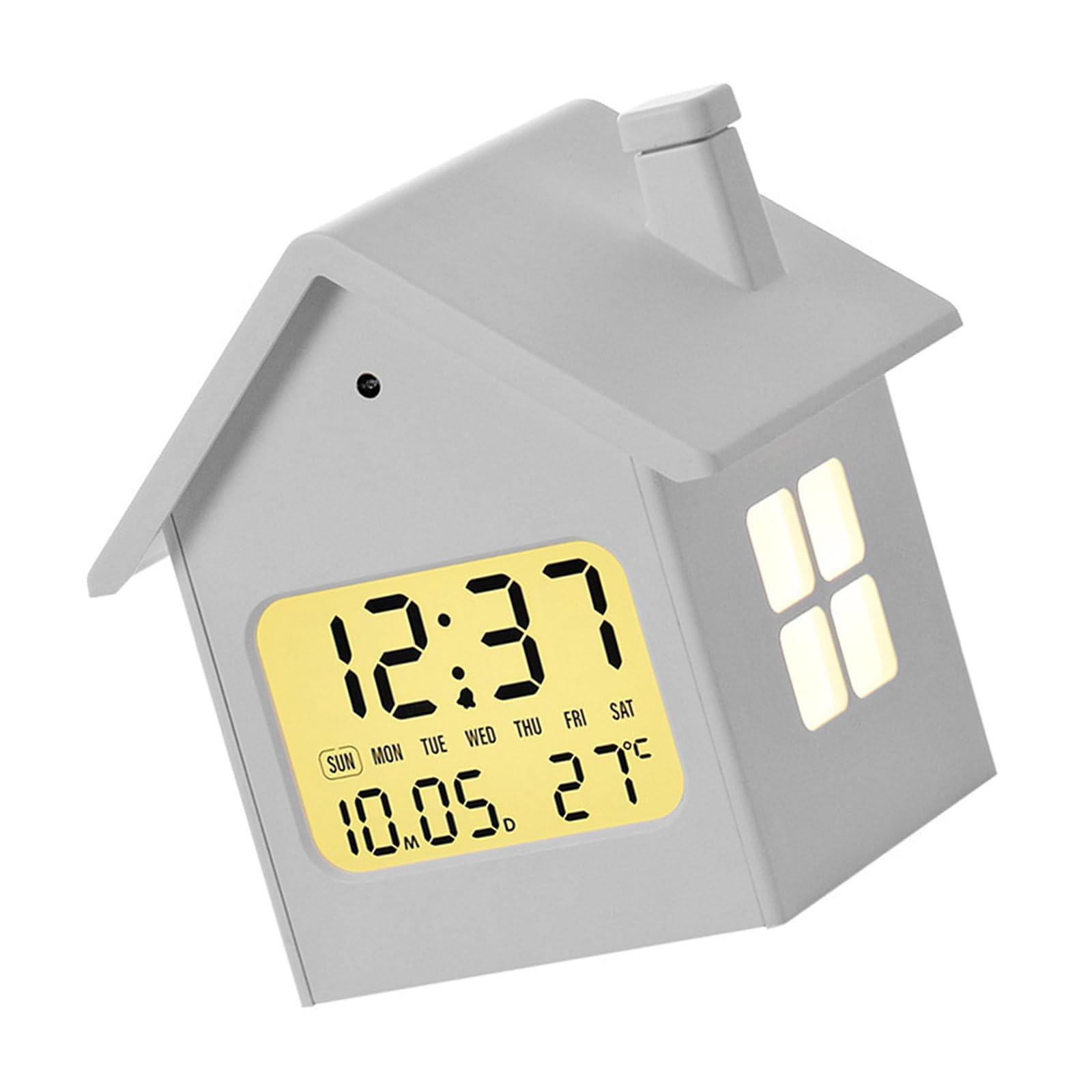Kalttoy White Silents Alarm Clock For Bedrooms Noiseless Operations Easy Setups Modern Houses Designs Home Access Home Decoration Clock