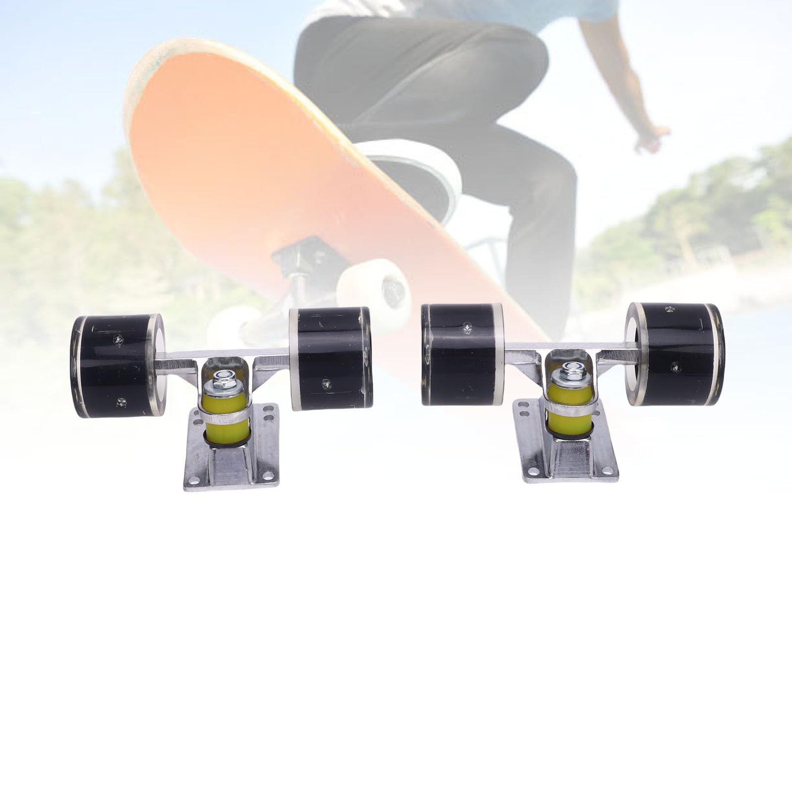 Changor Achsen und Rollen-Set, Leichtes Cruiser-Longboard, Aluminiumlegierung, 55 X 45 Mm für Street Cruising