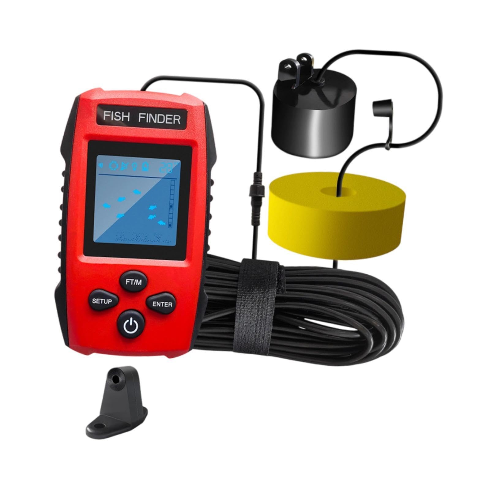 Bnf® Portable Fish Finder Accurate Fish Depth Finder for Kayaks Sea Fishing Boats | Sporting Goods | Fishing | Fishfinders