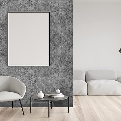 Amazon Qd Bym 壁紙 壁紙シール コンクリート調 はがせる おしゃれ 40cm 3m ダークグレー コンクリート 素材感 防水 防潮 キッチン 浴室 カフェ 賃貸 会社 事務所 展示場 ラウンジルーム レストラン 廊下 居間 壁紙