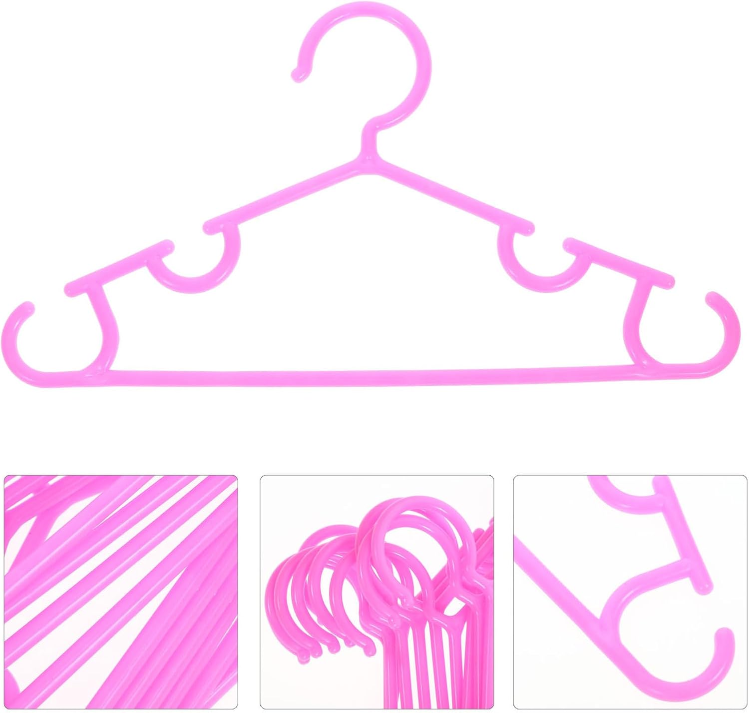 10 Pack Baby Hangers for Closet, Non Slip PP Kids Clothes