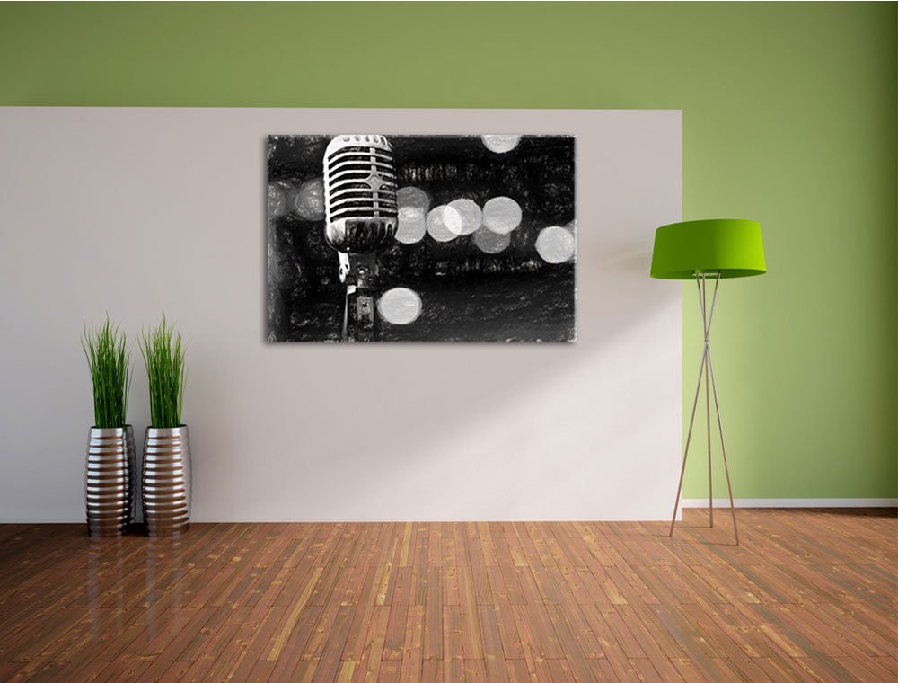 InstyleArt Robot Stampa su Tela 80x60 cm Artistica murale