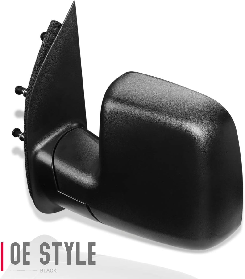 Auto Dynasty FO1320288 OE Style Powered Driver/Left Side View Door Mirror Compatible with Ford E150 E250 E350 E450 07-08