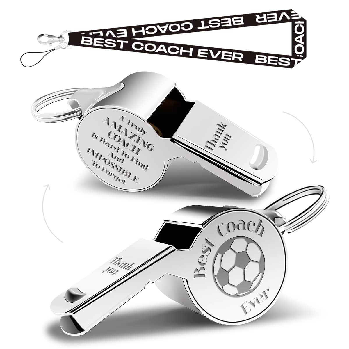 Whistles with Lanyard, Coach Whistle, Gifts, Coach Gifts for Men Women-1