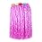 BAJOTAL Hawaiian Luau Hula Grass Skirt with Large Flower Costume Set for Dance Party Decorations Favors (24 - Pink)