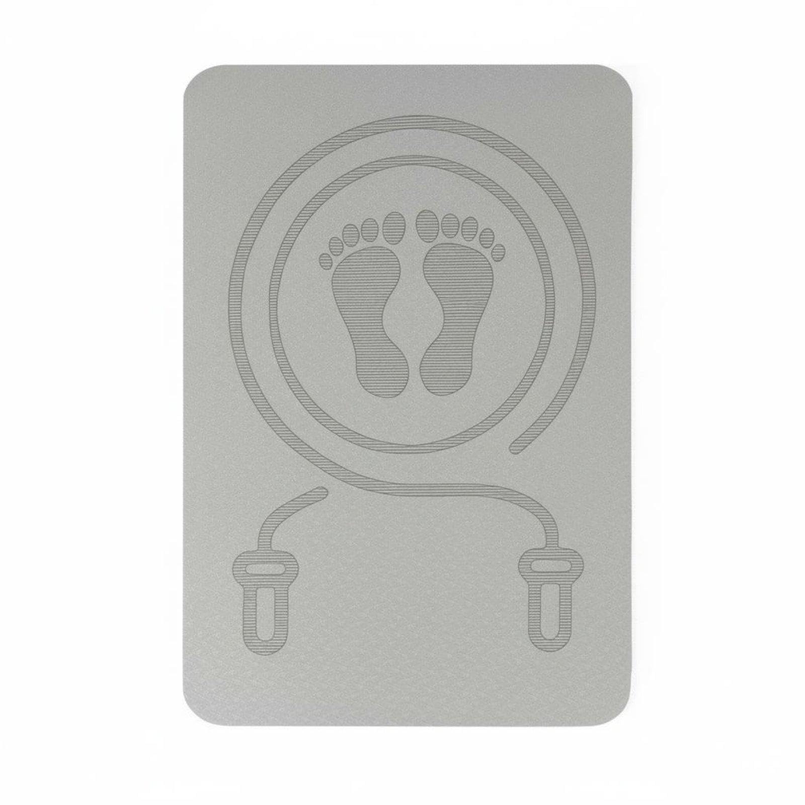 Meadawgs®Jump Rope Mat Thickened Skipping Mat Multi-Functional Soundproof Exercise Pad for Indoor, Home, Apartment Gray 6MM|Sporting Goods|Fitness Running & Yoga-image-34