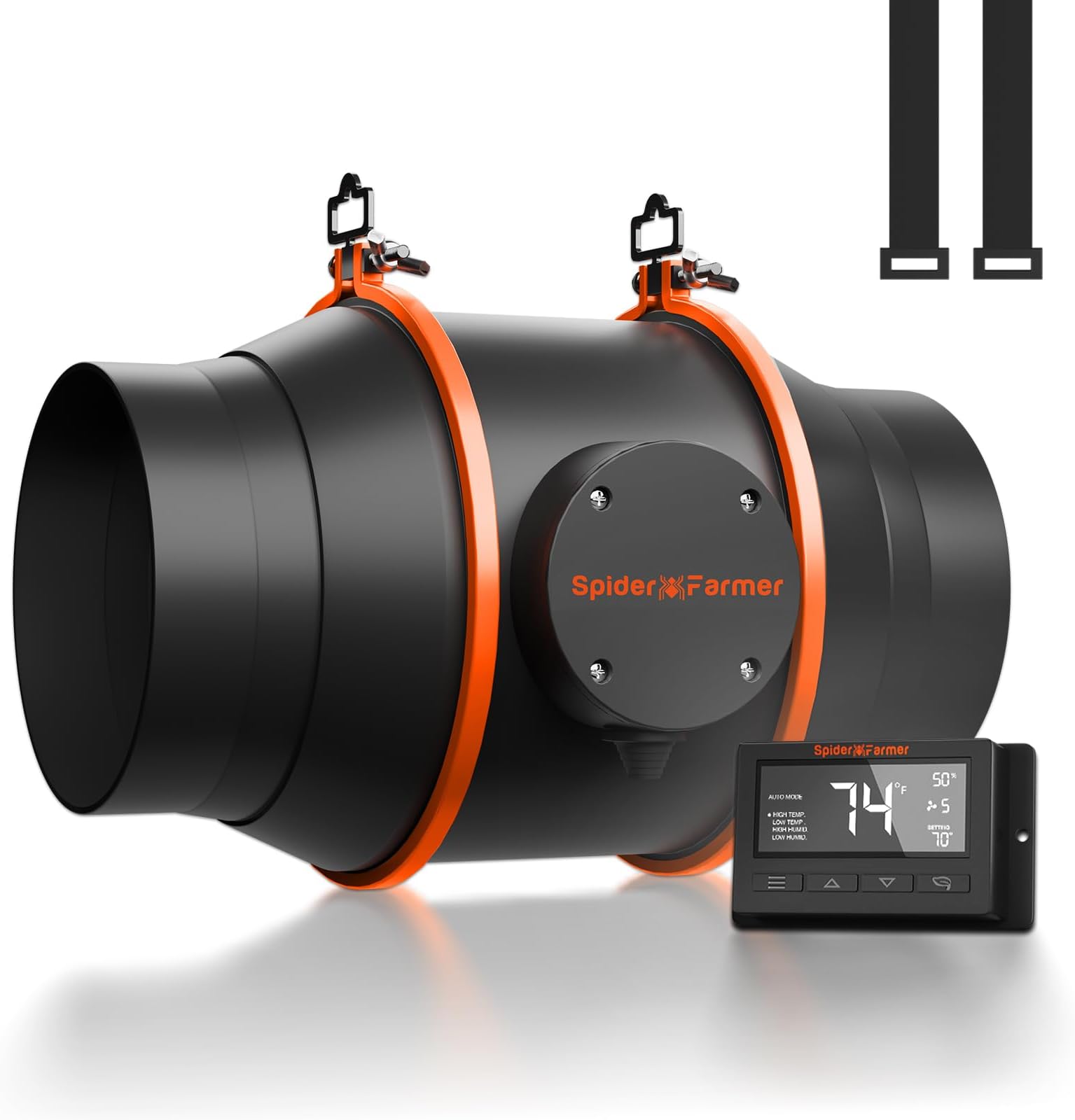 12V Inline Rohrventilator 50mm - Bürstenloser Lüfter Für Badezimmer Und Garten