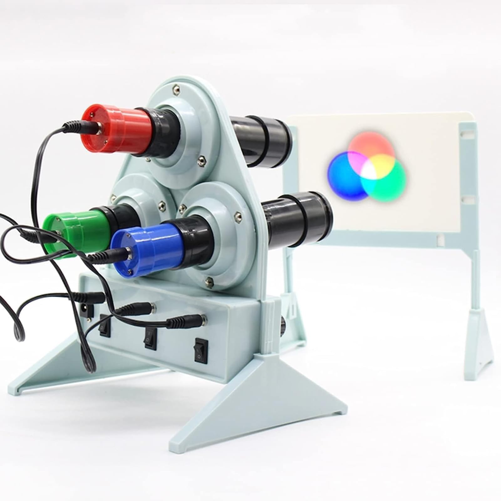 TIANQIHAO Rgb Color Model Tricolor Light Source Optics Teaching Equipment For Primary And Secondary School - 3 Primary Color Synthesis Experimental Demonstrator For Teenagers