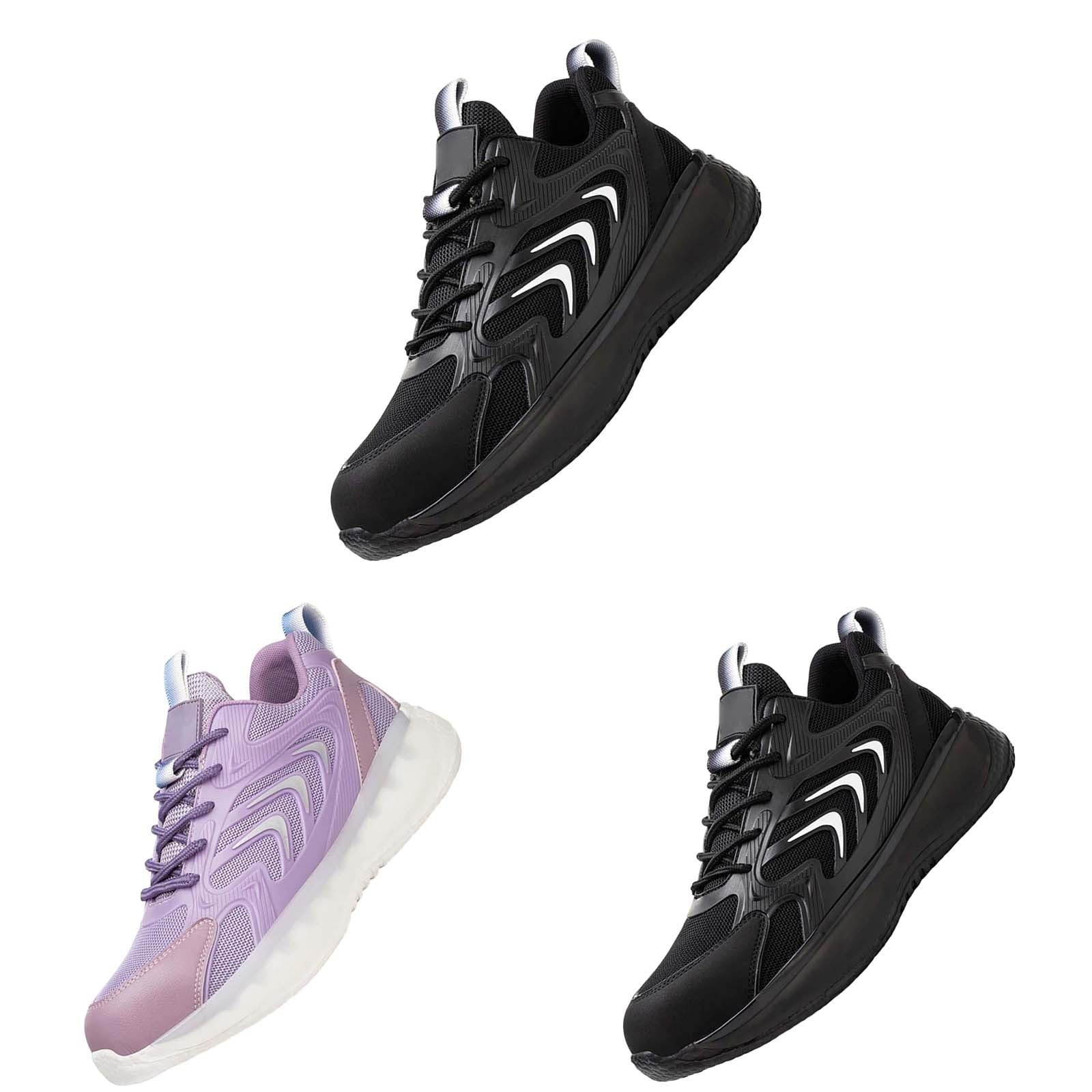 Scarpe Donna Ginnastica Pianta Larga Comode Sneakers Donna Eleganti | Tennis Camminata in Tessuto Sintetico per Corsa Autunnale Calzature Atletica Concezione Ergonomica Rete Traspirante