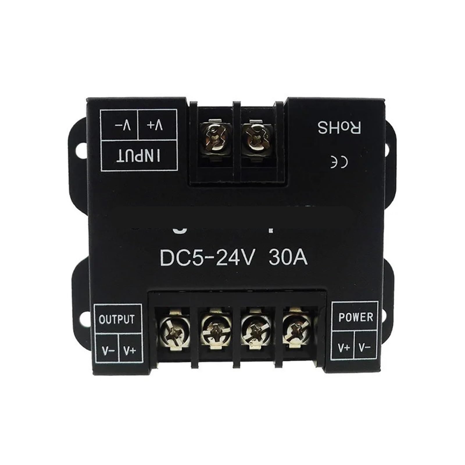 30A Single Color LED Amplifier - DC5-24V Signal Booster For LED Light Strips