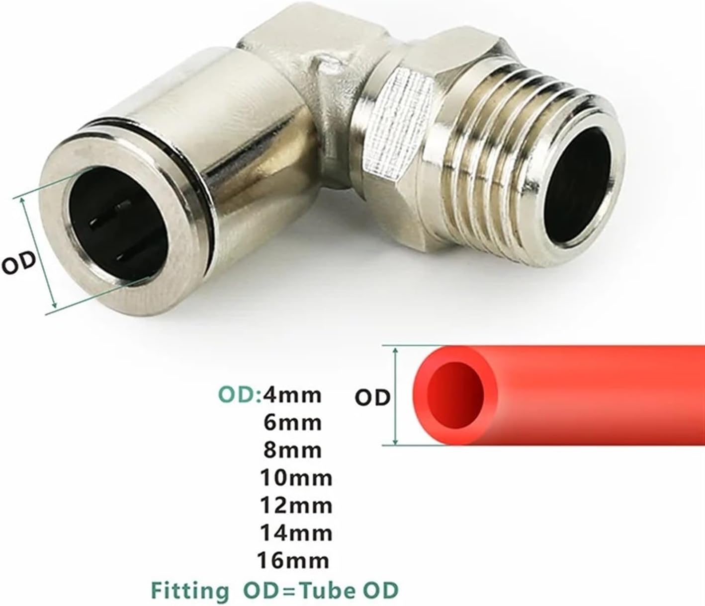 Quick Nozzles With Threaded PL4-01-14-02 Pneumatic Air Connector(10-01)