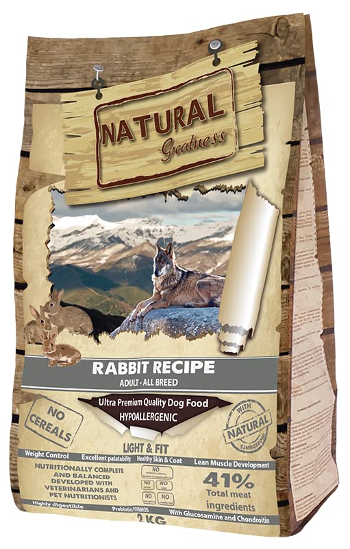 Natural Greatness Królik Przepis | Ultra Premium Quality | Kompletna karma dla psów 2 kg