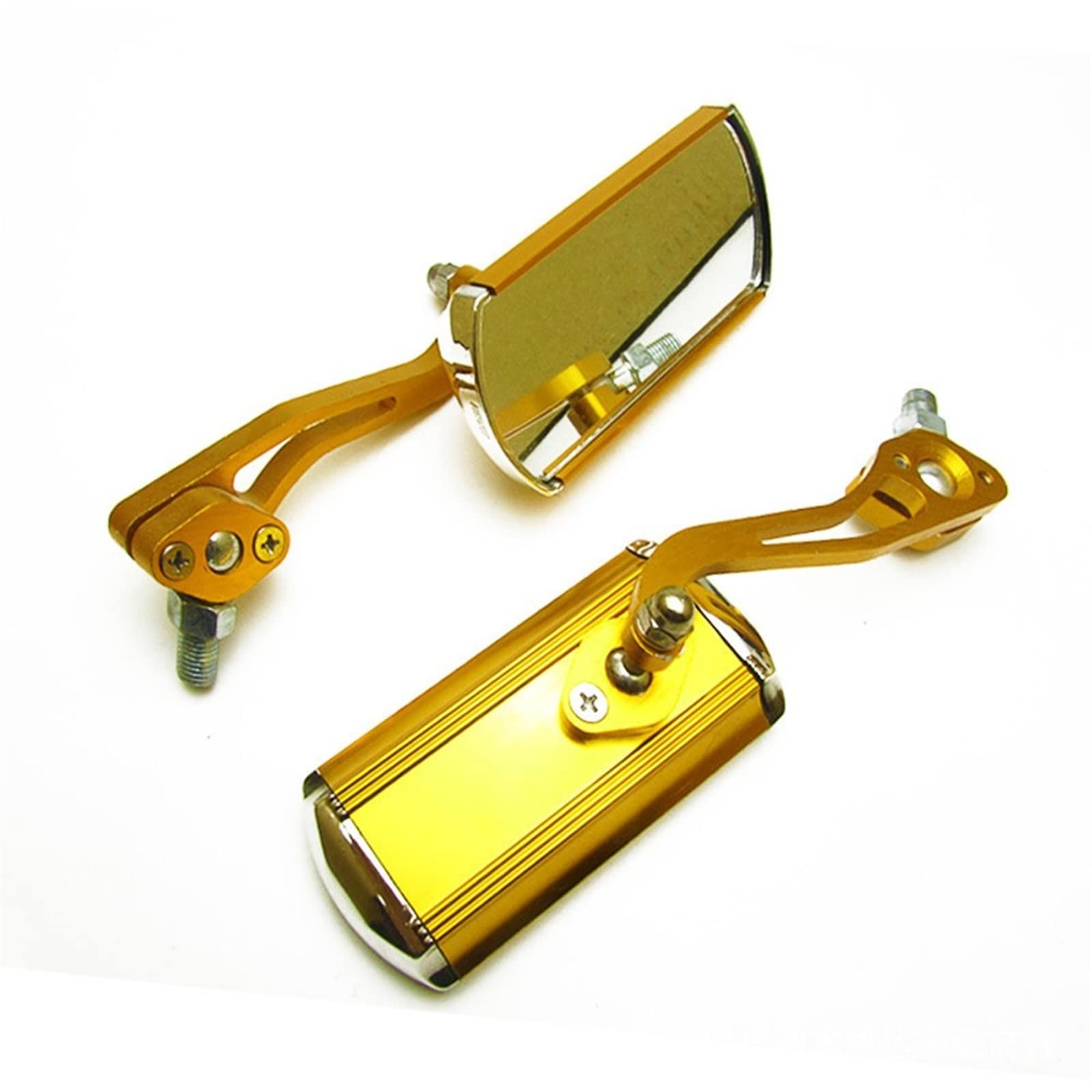Seitenspiegel Universal 8mm 10mm Seitenspiegel Rückspiegel Lenkerendenspiegel Motorrad Dekoration Zubehör High Definition Rückspiegel(3)