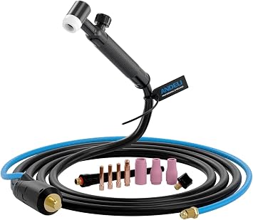 ANDELI Lift TIG Welding Torch WP-17V 13ft 140Amp TIG Torch for ANDELI MIG-250ME MCT-416LED Lift TIG Welder for 35-50