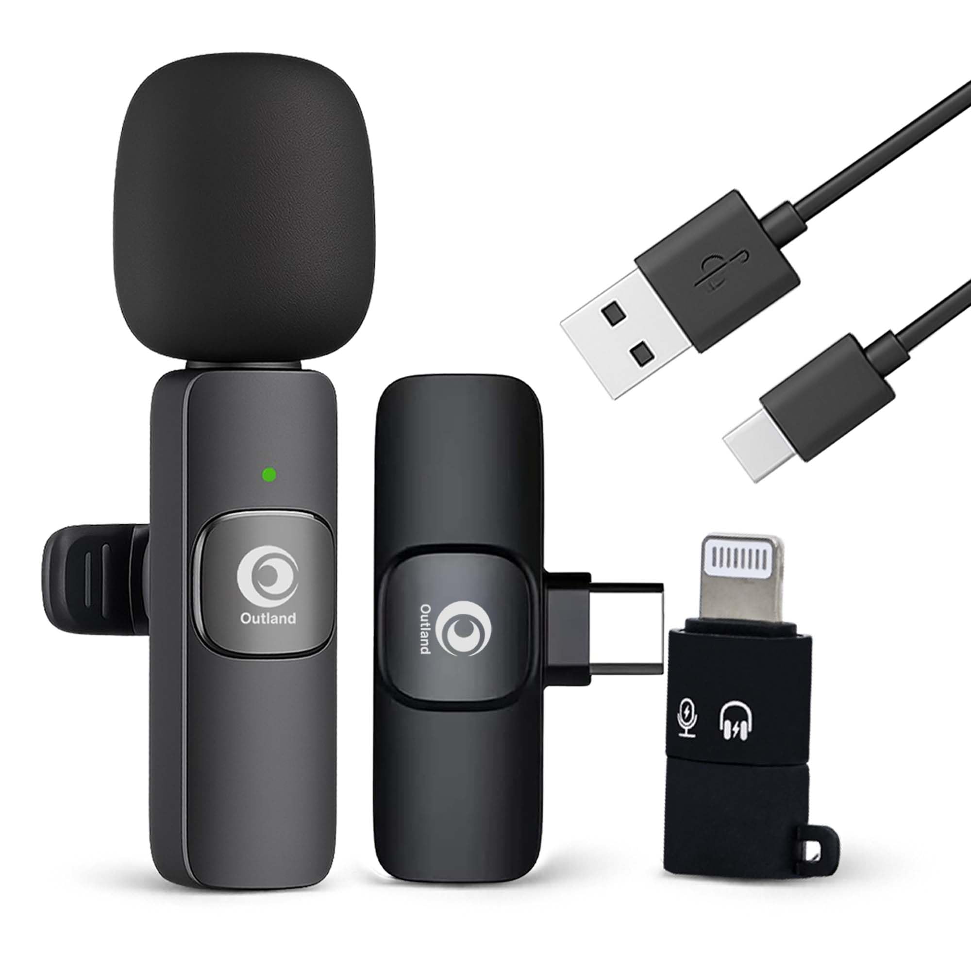 ERONICS Wireless Bluetooth Collar Mic for Youtubers – Ideal Microphone for Mobile YouTube, Wireless Mic for Vlogging, and for Clear Audio Live Recording No App Needed K8 | Plug and Play Microphone-image-9