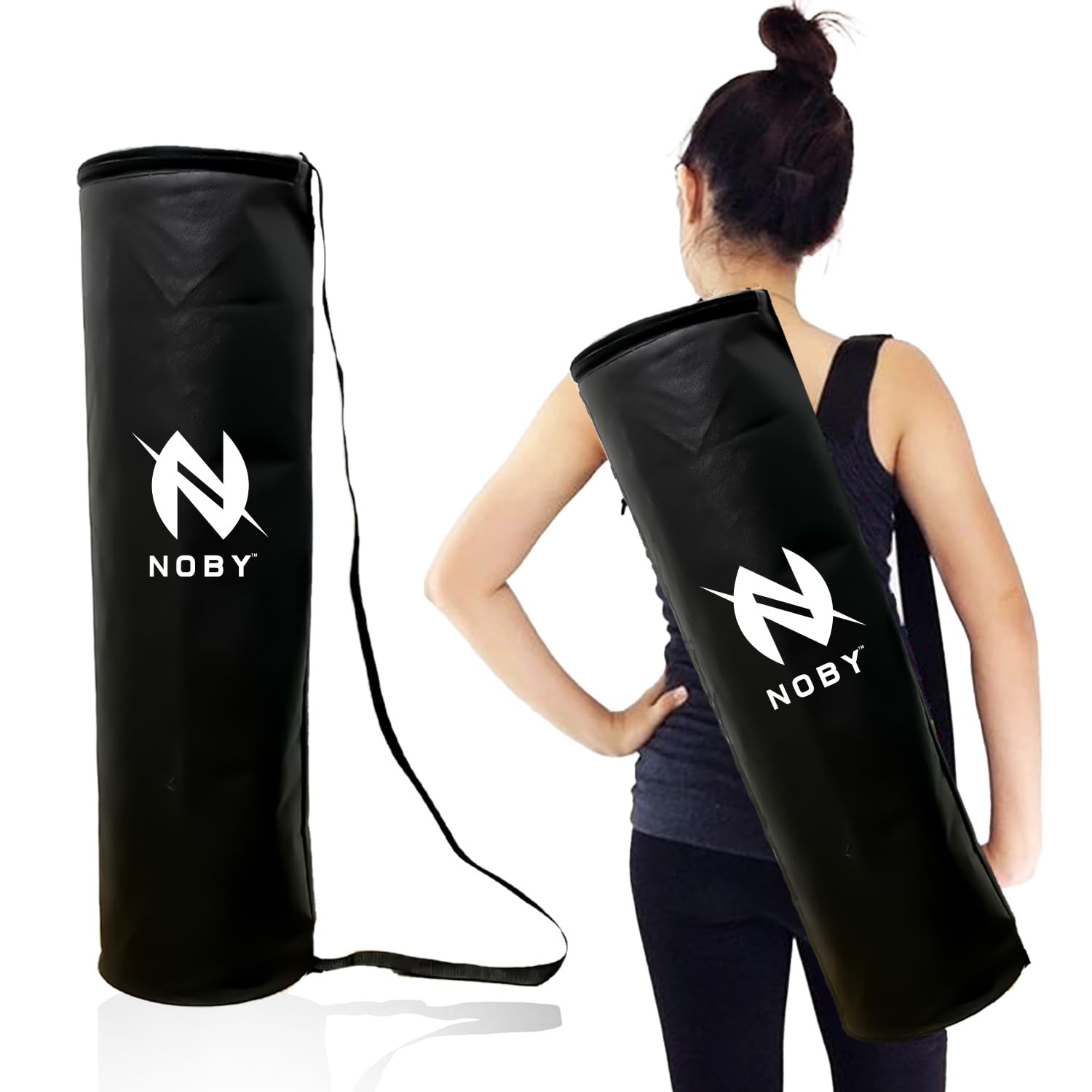 See full amazon price history chart for NOBY Yoga Mat Cover Bag for Men and Women, Stylish Breathable, Flexible, Lightweight, Washable Mat Cover, Polyester Material, Large Size, 4mm to 6mm Yoga Mat Fit (Mat Cover Black-White Logo) NOBY Yoga Mat Cover Bag for Men and Women, Stylish Breathable, Flexible, Lightweight, Washable Mat Cover, Polyester Material, Large Size, 4mm to 6mm Yoga Mat Fit (Mat Cover Black-White Logo) (B0DB62S8Y7) Amazon Price History, Amazon Price Tracker