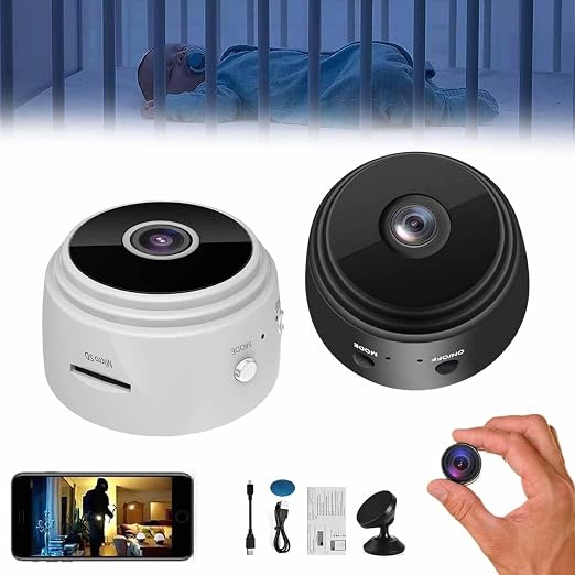 Camtrix Magnetic Mini Security Camera, 2024 New WiFi Wireless Small Video Camera Night Vision