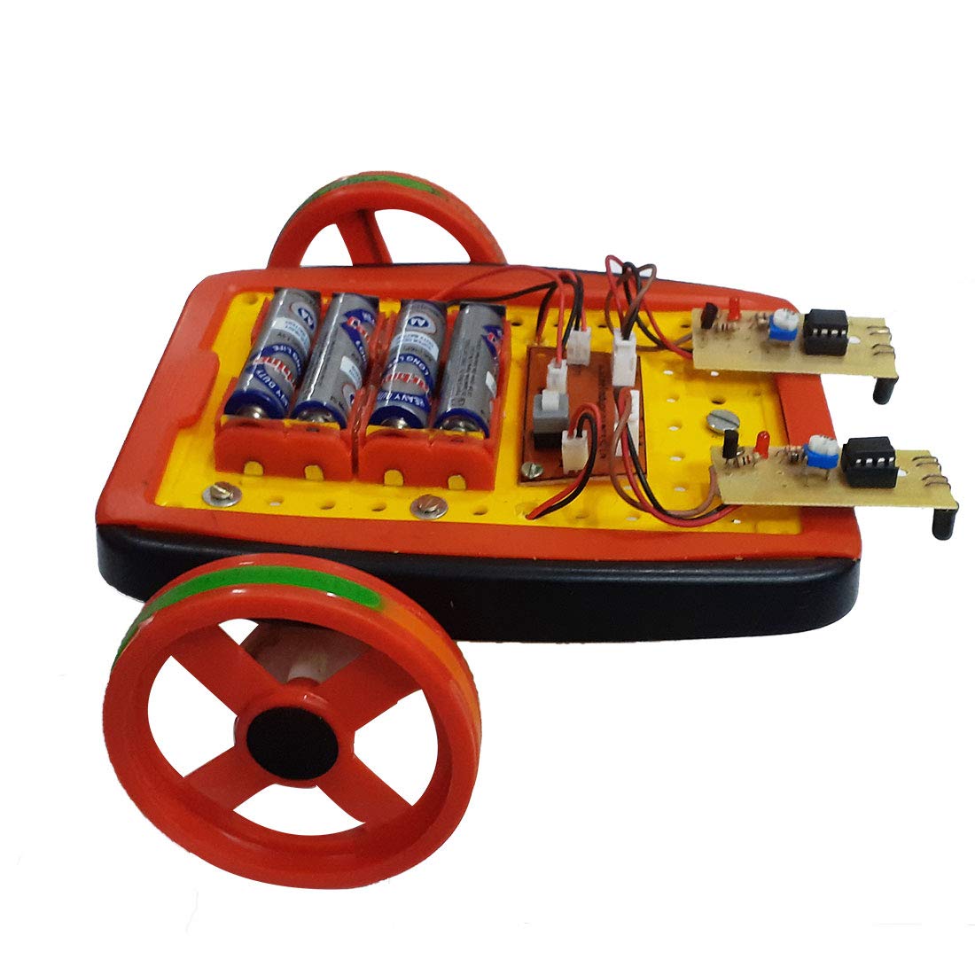 MELODY"S HOBBY CENTRE Line Following Robot Kit with Big Track Sheet and Project Report. Line Tracer - Line Follower Robot Physics Model. 3