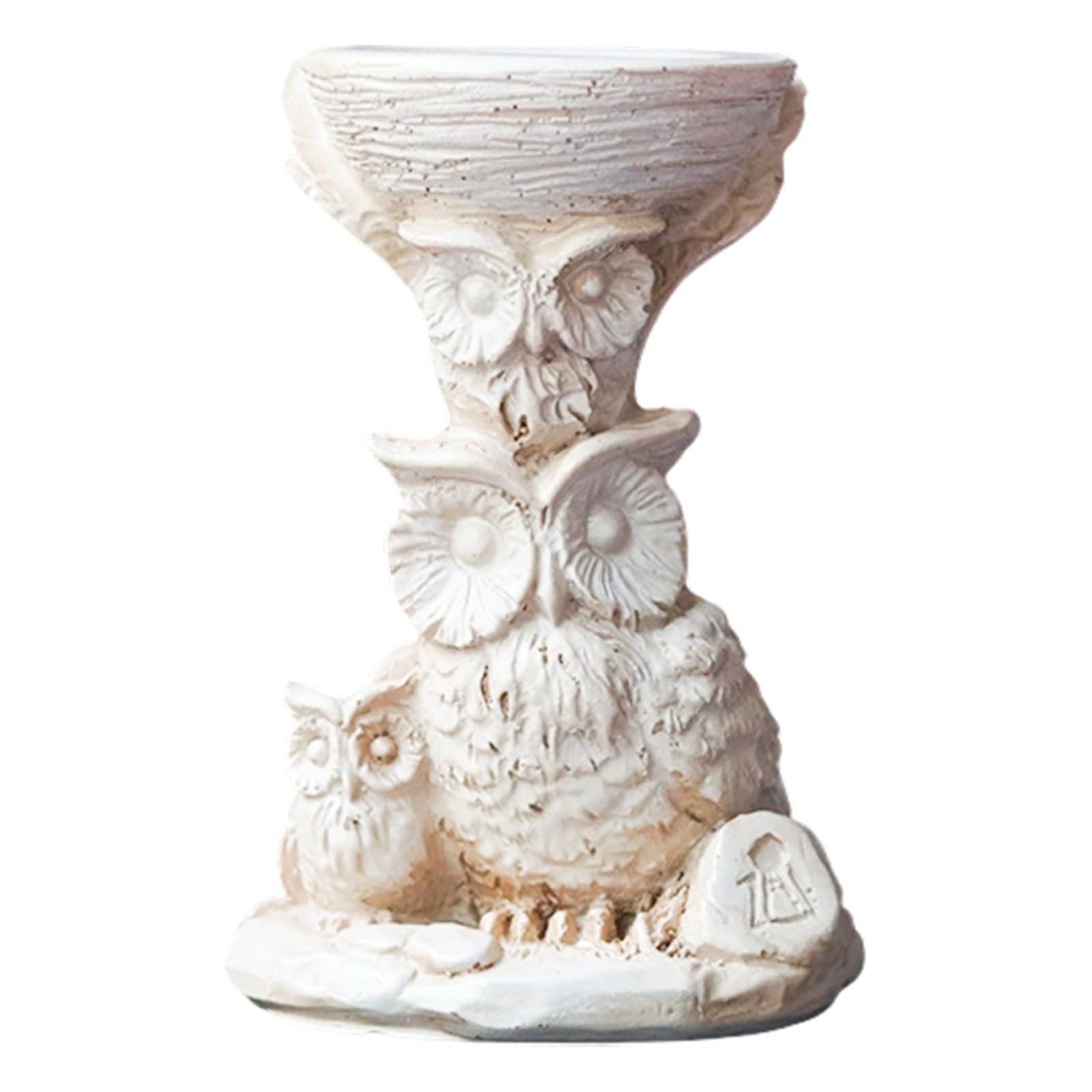 alloneslife Crystal Ball Stand for Displaying Crystal Sphere Display Holder Decorative Sculpture Resin Owl Statues Figurine Ornament Sphere Stands for Display